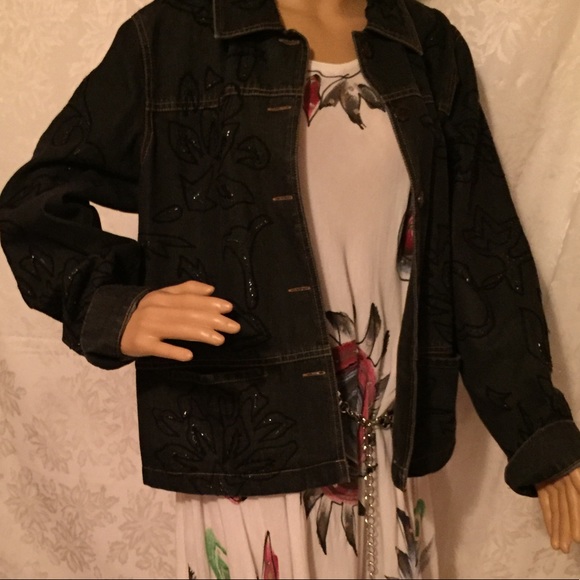 Coldwater Creek Denim Jacket/Shirt - Picture 4 of 8